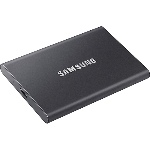 Внешний SSD-накопитель 1Tb Samsung T7 MU-PC1T0T/WW (SSD) USB 3.2 Type C Серый УЦЕНКА