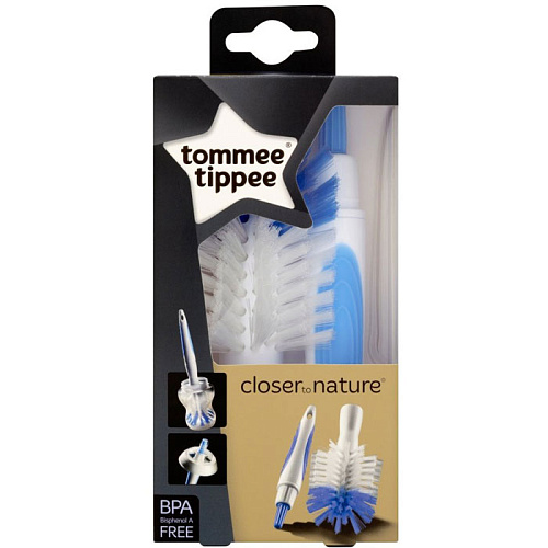 Щетка для мытья бутылочки Tommee tippee (голубая)