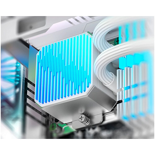 Система водяного охлаждения ID-Cooling DX240 Max ARGB White 1150/1155/S1156/1151/1200/1700/1851, AM4/AM5