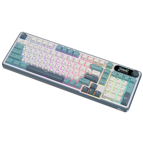 Клавиатура беспроводная Royal Kludge RK-S98 Wireless (RK Brown Switch) RGB (русская раскладка) Light Cloud