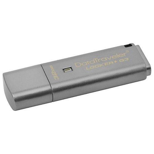 USB Flash накопитель 32GB Kingston Data Traveler Locker Plus Gen.3 (DTLPG3/32GB) Grey USB3.0
