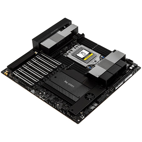 Материнская плата ASUS Pro WS WRX90E-Sage SE WRX90 EATX 8xDDR5 7xPCIEx16 4xM.2 2xUSB-C 10GLAN