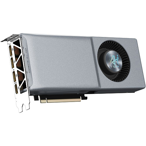 Видеокарта Gigabyte GeForce RTX 4070 Ti Super 16384Mb, AI TOP 16 Gb (GV-N407TSAI TOP-16GD) 1xHDMI, 3xDP, Ret
