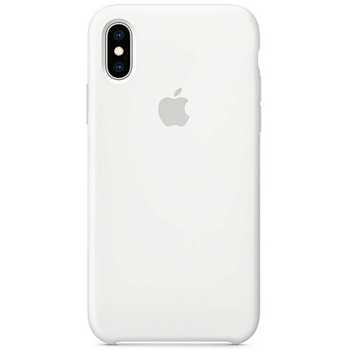 Чехол для Apple iPhone Xs Silicone Case White