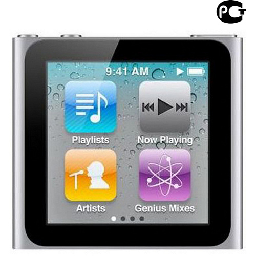 MP3-плеер Apple iPod nano 6 6G Generation 16gb Silver (MC526QB/A)