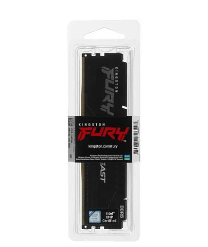 Модуль памяти DIMM 32Gb DDR5 PC41600 5200MHz Kingston Fury Beast Black (KF552C40BB/32)