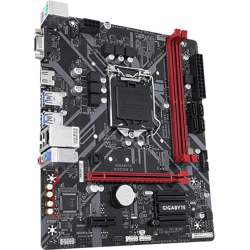 Материнская плата Gigabyte B365M H B365 Socket-1151v2 2xDDR4, 4xSATA3, 1xM.2, 1xPCI-E16x, 4xUSB3.1, D-Sub, HDMI, Glan, mATX