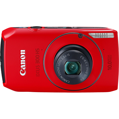 Компактная фотокамера Canon Ixus 300 HS Red (10Mpix, 3.8x opt zoom, 3"LCD, SD, USB)