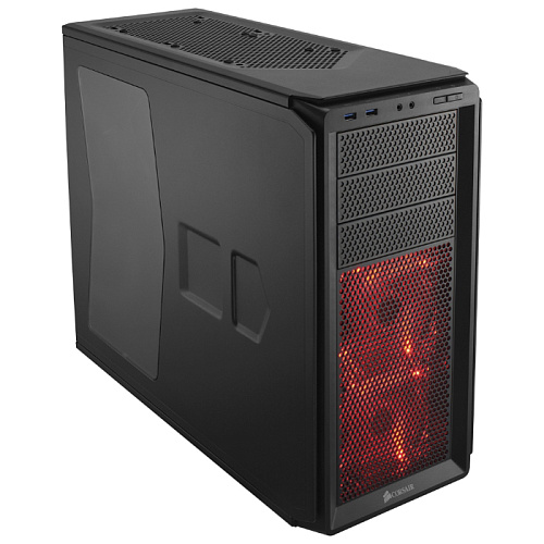Корпус ATX Miditower Corsair Graphite Series 230T Windowed Compact CC-9011042-WW Black
