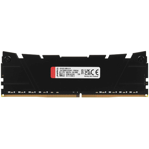 Модуль памяти DIMM 16Gb DDR4 PC25600 3200MHz Kingston Fury Renegade Black (KF432C16RB12/16)