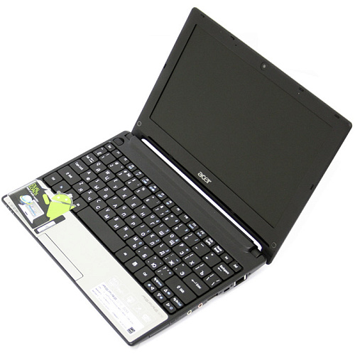 Нетбук Acer Aspire One D AOD255-2DQws Atom-N450/1Gb/250Gb/W7ST 32 + Android/10"/Cam/white (LU.SDG0D.049)