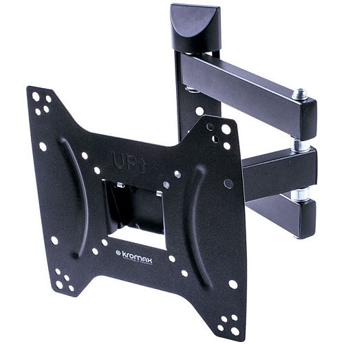 Кронштейн наклонно-поворотный Kromax DIX-22 15-48' до 35кг Vesa до 200x200 черный