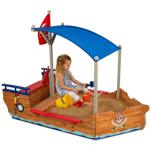 Деревянная песочница KidKraft Пиратская лодка