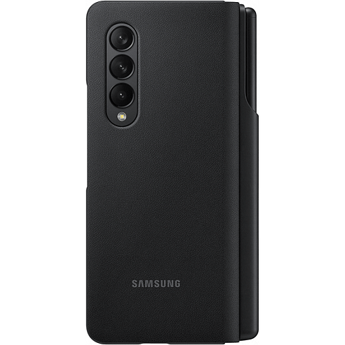 Чехол для Samsung Galaxy Z Fold3 Flip Cover с пером S Pen чёрный