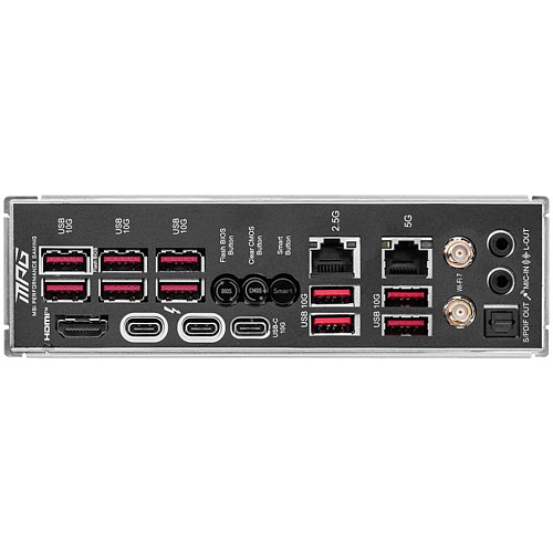 Материнская плата MSI MPG Z890 Carbon WiFi Z890 Soc-1851 4xDDR5, 4xSATA3, RAID, 5хM.2, 3xPCI-E16x, 10xUSB3.2, 3xUSB3.2 Type C, DP, HDMI, WiFi, 2xGlan, ATX
