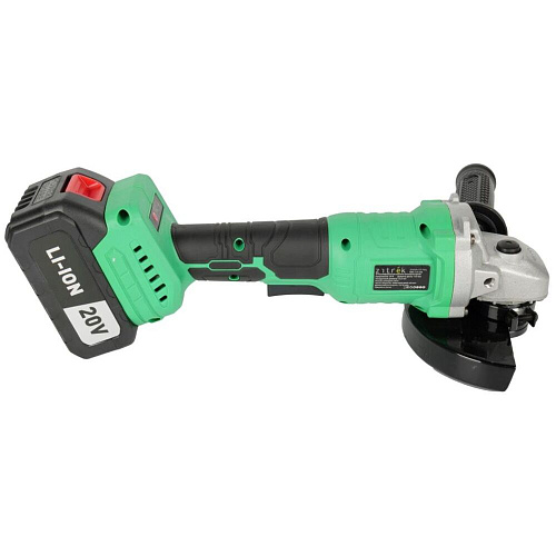 Аккумуляторная угловая шлифмашина Zitrek ZKAG20-125 PRO (125мм, 20B, Li-Ion аккум. 4 Aч - 1шт, ЗУ, кейс) 083-1078