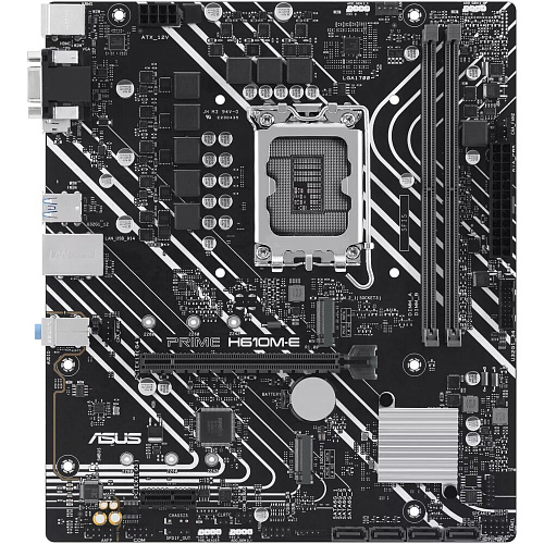 Материнская плата ASUS Prime H610M-E-CSM H610 Socket-1700 2xDDR5, 4xSATA3, 2xM.2, 1xPCI-E16x, 2xUSB3.2, D-Sub, DP, HDMI, Glan, mATX
