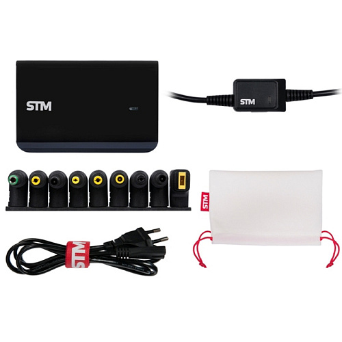 Адаптер питания от сети STM для ноутбуков  MLU70, 70W, USB (2.1A) Slim design+micro charger USB