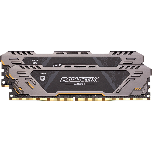 Модуль памяти DIMM 16Gb 2х8Gb DDR4 PC25600 3200MHz Crucial Ballistix Sport AT (BLS2K8G4D32AESTK)