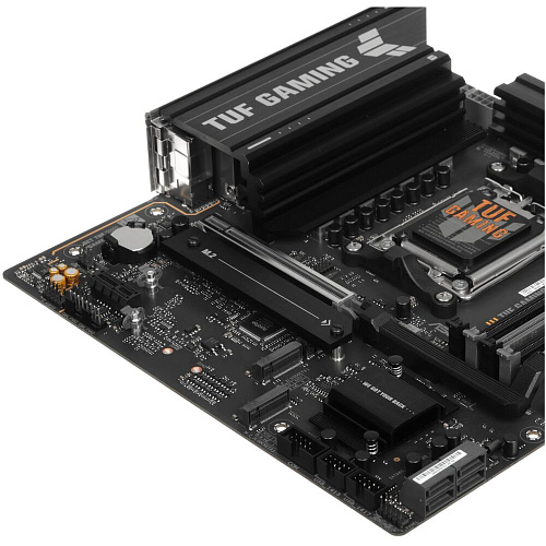 Материнская плата ASUS TUF Gaming B850M-E WiFi B850 Socket AM5 4xDDR5, 4xSATA3, RAID, 3xM.2, 2xPCI-E16x, 3xUSB3.2, 1xUSB3.2 Type C, DP, HDMI, WiFi, 2.5Glan, mATX