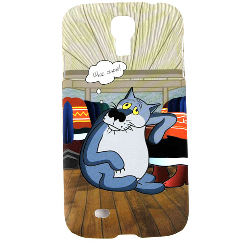 Чехол для Samsung Galaxy S4 i9500 Fresh Trend Союзмультфильм Волк: Щас спою Матовый с рельефом