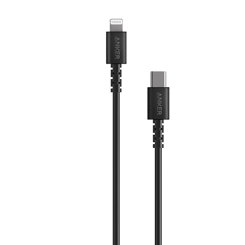 Кабель для Apple USB-C - Lightning Anker PowerLine 0.9м черный