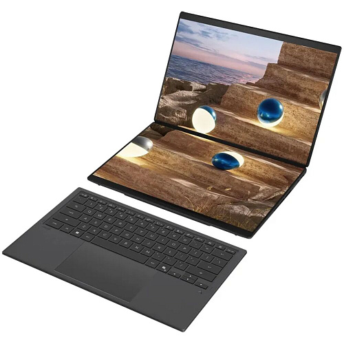 Ноутбук ASUS ZenBook Duo 14 UX8407AA-SN426X Intel Ultra X7 358H/32Gb/1Tb SSD/B390/14" 3K OLED Touch/W11Pro/Grey