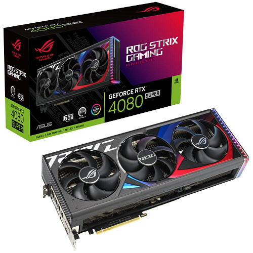 Видеокарта ASUS GeForce RTX 4080 Super 16384Mb, ROG Strix Gaming 16G (ROG-Strix-RTX4080S-16G-Gaming) 2xHDMI, 3xDP, Ret