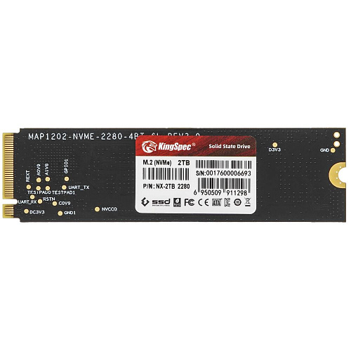 Внутренний SSD-накопитель 2000Gb KingSpec NX-2TB 2280 (NX-2TB 2280) M.2 2280 PCIe NVMe 3.0 x4