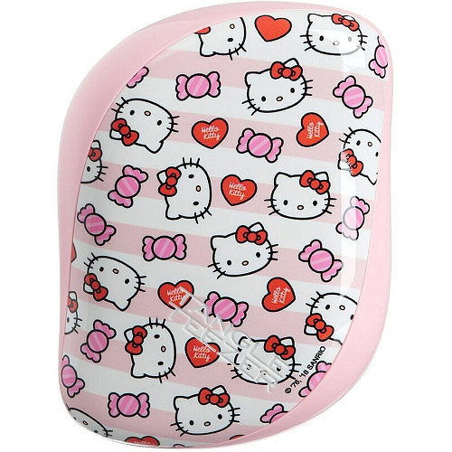 Tangle Teezer Расческа Compact Styler Hello Kitty Candy Stripes