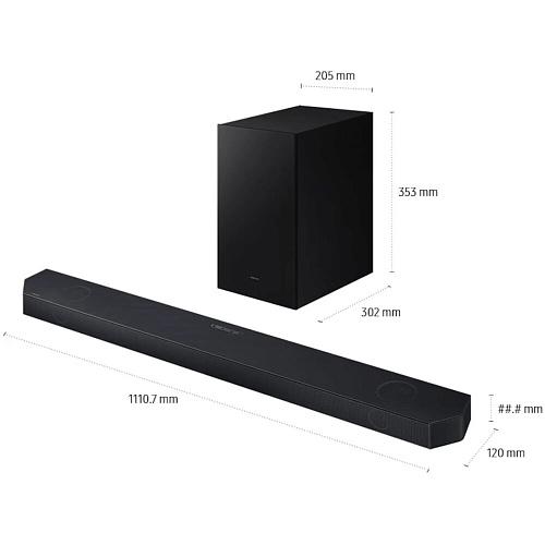 Саундбар Samsung HW-Q600H/PY 3.1.2 Black