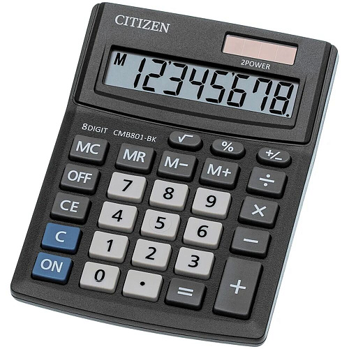 Калькулятор Citizen CMB801BK черный 8-разр.