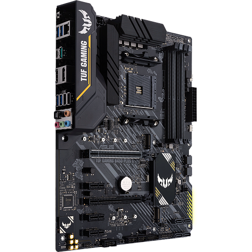 Материнская плата ASUS TUF Gaming B450-Plus II B450 Socket AM4 4xDDR4, 6xSATA3, RAID, 2xM.2, 2xPCI-E16x, 5xUSB3.1, 1xUSB3.1 Type C, DP, HDMI, Glan, ATX