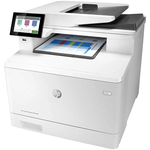 МФУ HP Color LaserJet Enterprise M480f 3QA55A цветное А4 с дуплексом, автоподатчиком и LAN УЦЕНКА