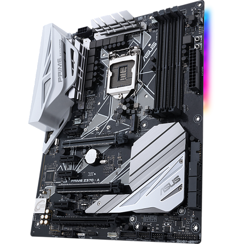 Материнская плата ASUS Prime Z370-A Socket-1151v2 4xDDR4, 4xSATA3, RAID, 2xM.2, 2xPCI-E16x, 3xUSB3.1, 1xUSB3.1 Type C, DVI-D, HDMI, DP, Glan, ATX
