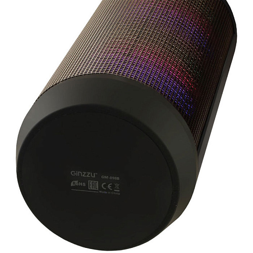 Портативная bluetooth-колонка Ginzzu GM-898B Black