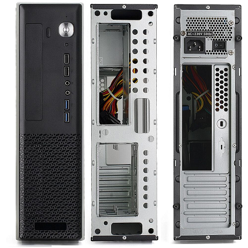 Корпус MicroATX Slim-Desktop Crown CMC-1913 (CM-PS350office) 350W Black
