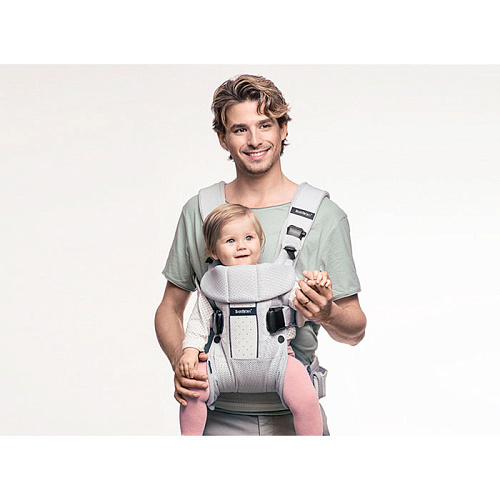 Рюкзак-кенгуру BabyBjorn One Air Mesh Серебрянный
