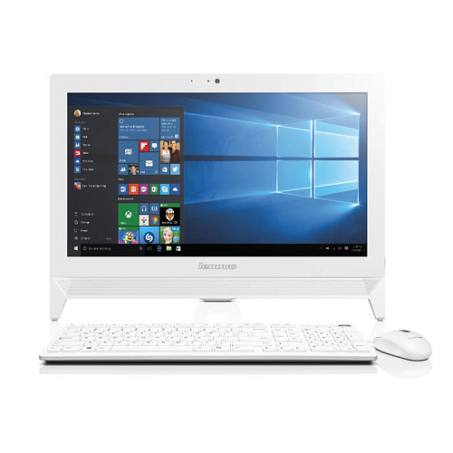 Моноблок Lenovo IdeaCentre C20-00 19.5" HD+ Cel J3060/4Gb/500Gb 5.4k/DVDRW/DOS/kb/m/white 1600x900