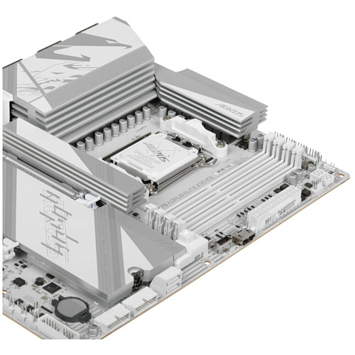 Материнская плата Gigabyte X870 AORUS Elite X3D Ice Socket-AM5 AMD X870 4xDDR5, 2xSATA3, RAID, 4xM.2, 2xPCI-E16x, 6xUSB3.2, 3xUSB3.2 Type C, HDMI, WiFi, 5Glan, ATX