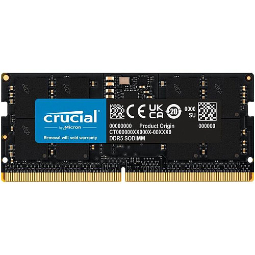 Модуль памяти SO-DIMM DDR5 32Gb PC44800 5600Mhz Crucial (CT32G56C46S5)