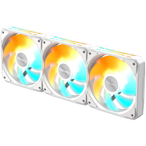 Вентилятор 120x120 Gigabyte 120 ARGB PWM 600-2200rpm (3-Pack) White