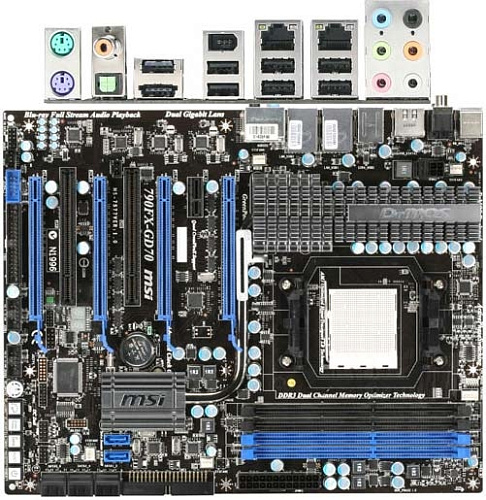Материнская плата MSI 790FX-GD70 Soc-AM3 AMD 790FX DDR3 ATX Ret