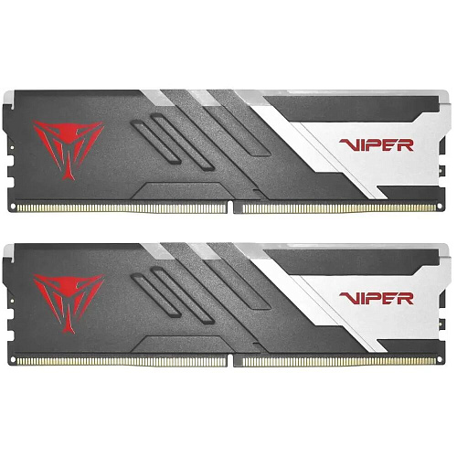Модуль памяти DIMM 64Gb 2х32Gb DDR5 PC41600 5200MHz Patriot Memory Venom RGB Black (PVVR564G520C40K)