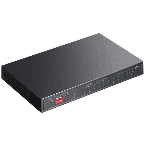 Коммутатор TP-LINK TL-SG1210PP неуправляемый 9xGbLAN 6PoE+ 2PoE++  1xSFP