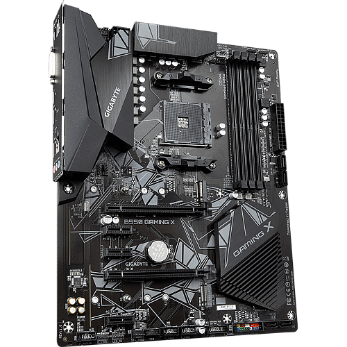 Материнская плата Gigabyte B550 Gaming X B550 Socket AM4 4xDDR4, 4xSATA3, RAID, 2xM.2, 2xPCI-E16x, 4xUSB3.2, DVI-D, HDMI, Glan, ATX УЦЕНКА