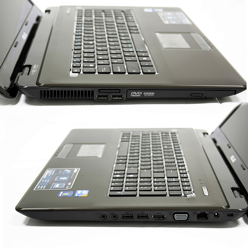 Ноутбук Asus K72F Core i3 380M/4Gb/500Gb/DVD/Wi-Fi/17.3"/bt/Win 7 HB 64