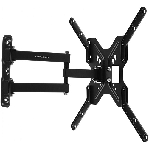 Кронштейн наклонно-поворотный Ultramounts UM905 23-55' до 30кг Vesa до 400x400 black