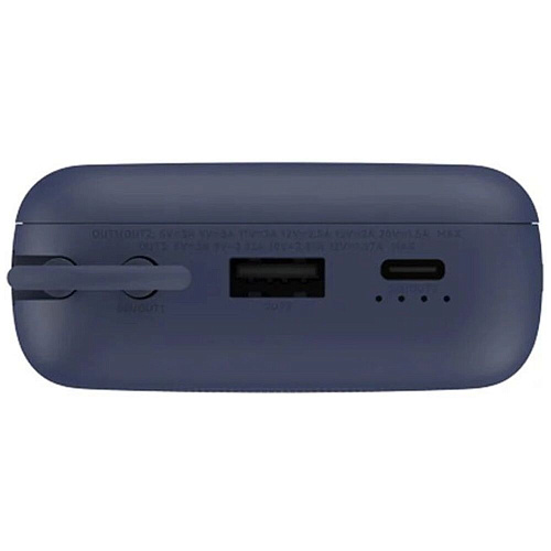 Внешний аккумулятор Xiaomi Power Bank 20000mAh (Integrated Cable) Blue УЦЕНКА