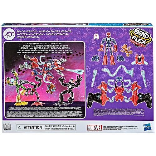 Spider Man Hasbro Бенди Человек-Паук и Космический Джет F37395L0